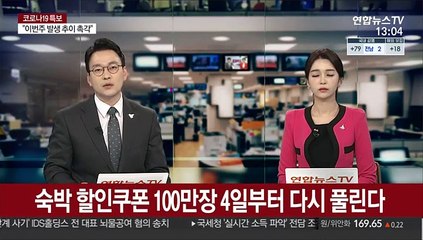 숙박 할인쿠폰 100만장 4일부터 다시 풀린다