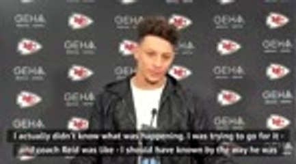 Mahomes impressed with arm of Townsend after Chiefs fake punt play