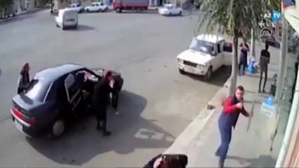 Ermenistan sivilleri böyle vurdu!