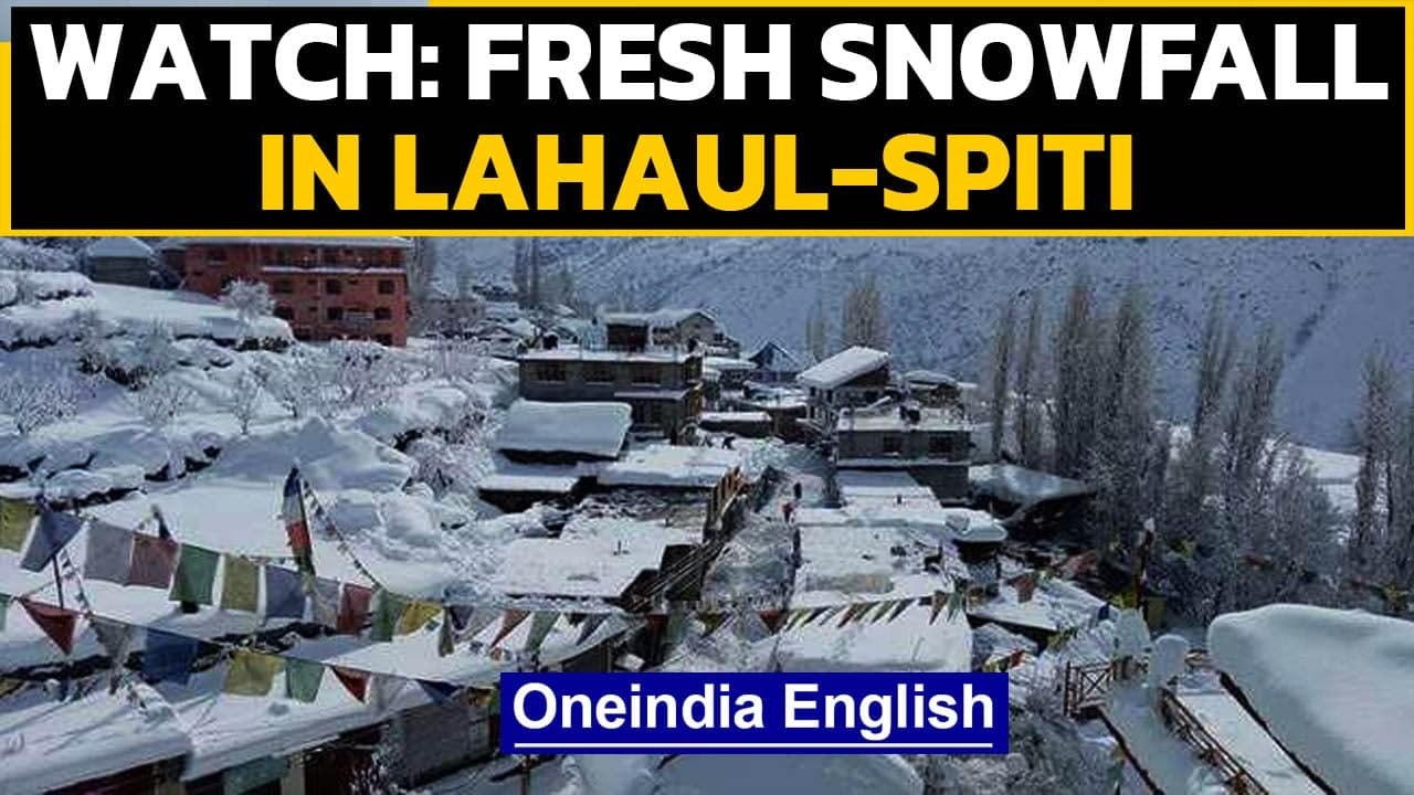 Himachal Pradesh: Blanket of snow covers Lahaul...