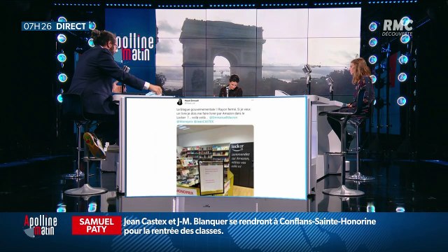 #Magnien, la chronique des réseaux sociaux : La réaction des internautes face aux rayons de livres bâchés et fermés dans les grandes surfaces - 02/11