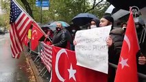 New York'ta Fransa ve Macron'un İslam karşıtlığı protesto edildi