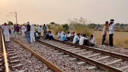 Gurjar protest for reservation intensified in Rajasthan