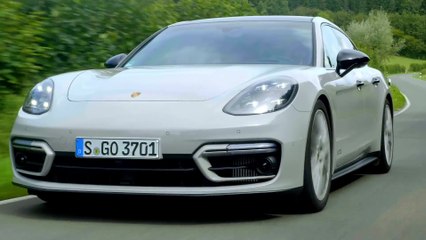 The new Porsche Panamera GTS Sport Turismo in Crayon Driving Video