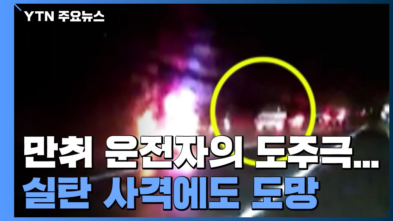 만취 운전자의 한밤 도주극...검거 위해 실탄 사격까지 / YTN