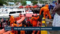 Tim SAR Selamatkan Kapal Wisatawan Yang Mati Mesin di Labuan Bajo