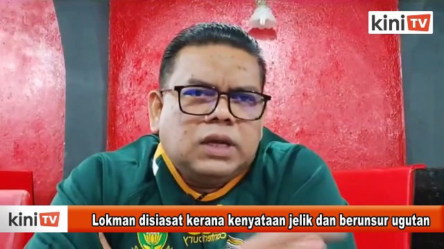Lokman disiasat kerana 'kenyataan jelik' dan 'berunsur ugutan' (1)