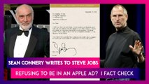 James Bond, Sean Connery Writes To Steve Jobs Refusing To Be In Apple Ad? Truth Behind Fake Letter
