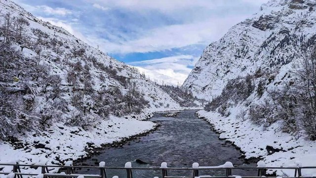 Minus 6 degrees in Lahaul Spiti, Snowfall in Valley