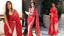 Karwa Chauth 2020: करवा चौथ पर अपनाएं Celebrity Look, ऐसे पहने साड़ी | Boldsky