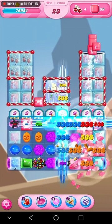Candy Crush Saga 7000.Bölüm(Son Bölüm-Hilesiz) Candy Crush Saga Level 7000(Last Level-No Boosters)