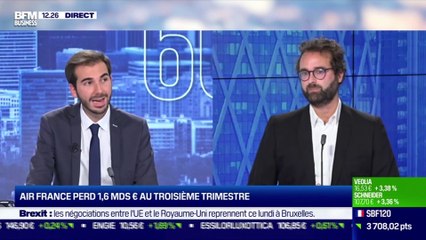 Arnaud Aymé (Sia Partners): Air France perd 1,6 MDS d'euros au troisième trimestre - 02/11