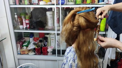 Búi Tóc Đơn Giản Cho Cô Dâu! Kiểu búi tóc tự nhiên để làm cho cô dâu trong tiệc đám cưới! Kiểu 85
