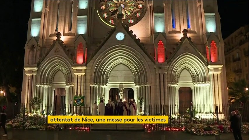 Ref:x7x78fl Attentat de Nice: Notre-Dame de l Assomption réparée