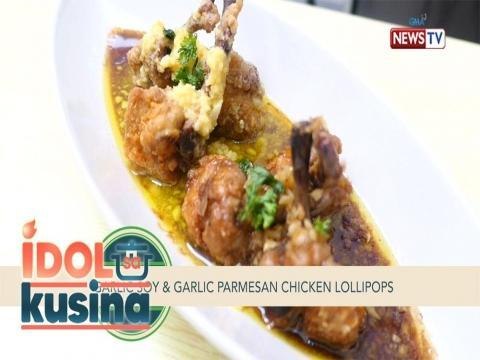 Idol sa Kusina: Garlic Soy and Garlic Parmesan Chicken Lollipops recipe