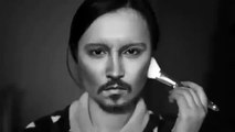 Makyaj sanatçısı Yuya Mika kendisini ünlü oyuncu Johnny Depp'e benzetti