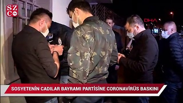 Sosyetenin Cadılar Bayramı partisine koronavirüs baskını