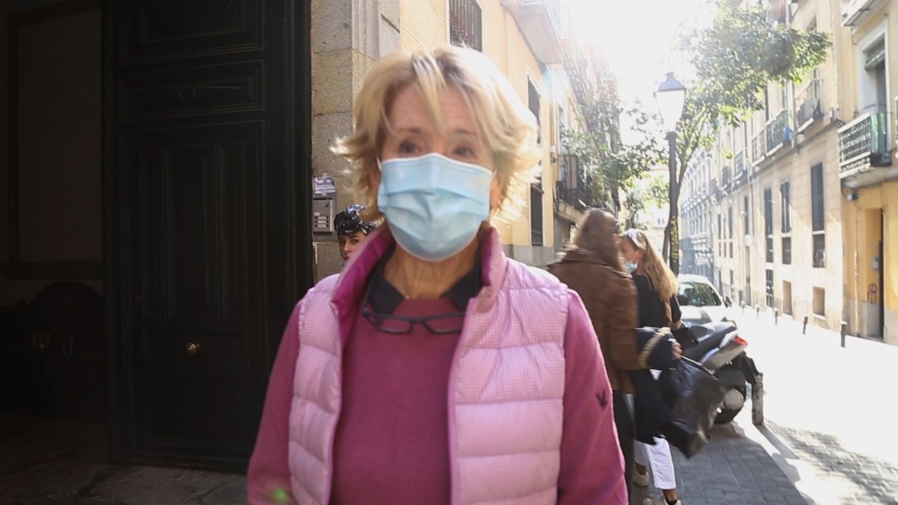 Esperanza Aguirre nos da la última hora del estado de salud su marido