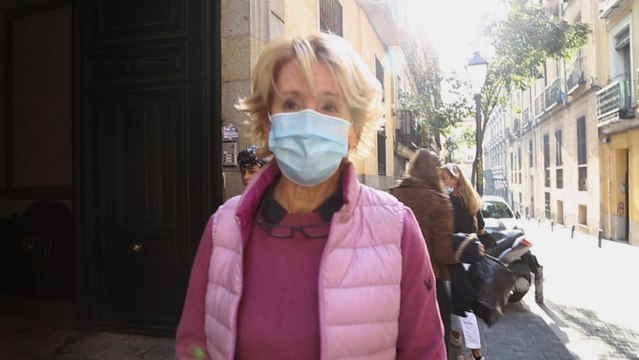 Esperanza Aguirre nos da la última hora del estado de salud su marido