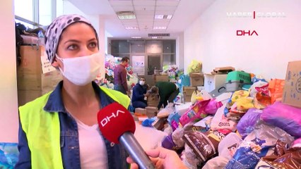 Türkiye İzmir için tek yürek! Buz pisti yardımlarla doldu, taştı