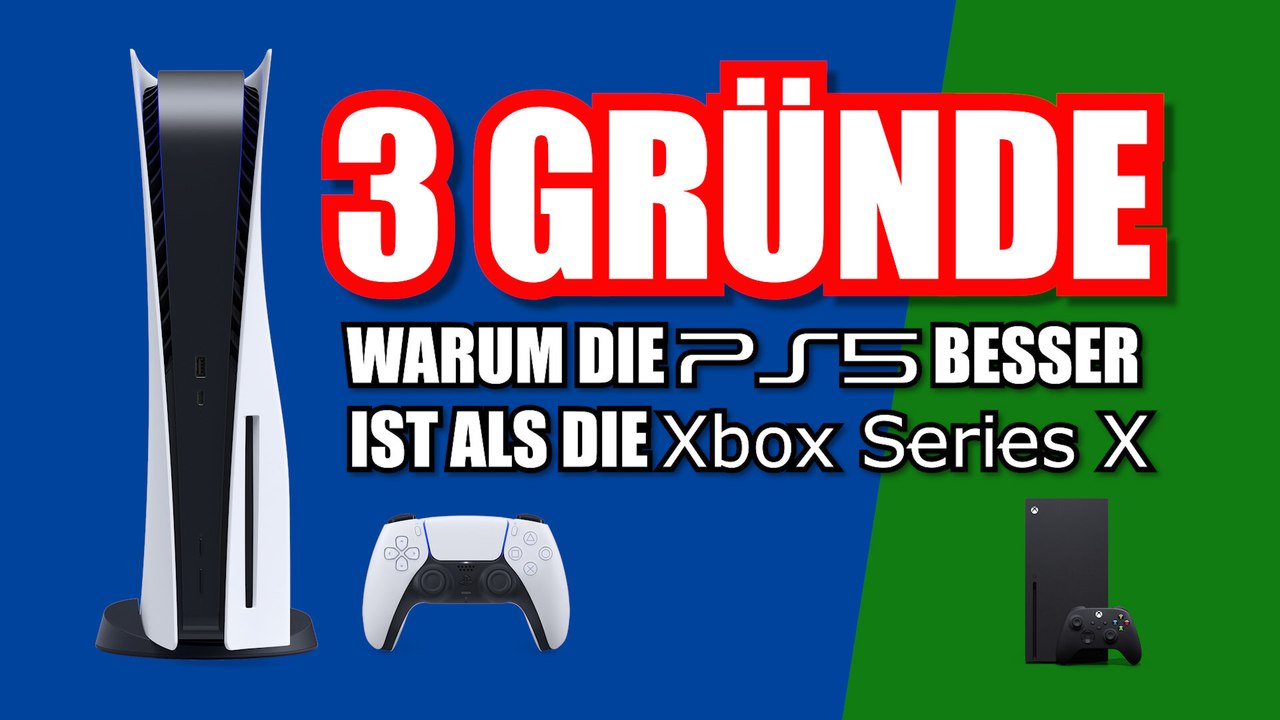 3 Gründe warum die PS5 besser ist als die Xbox Series X