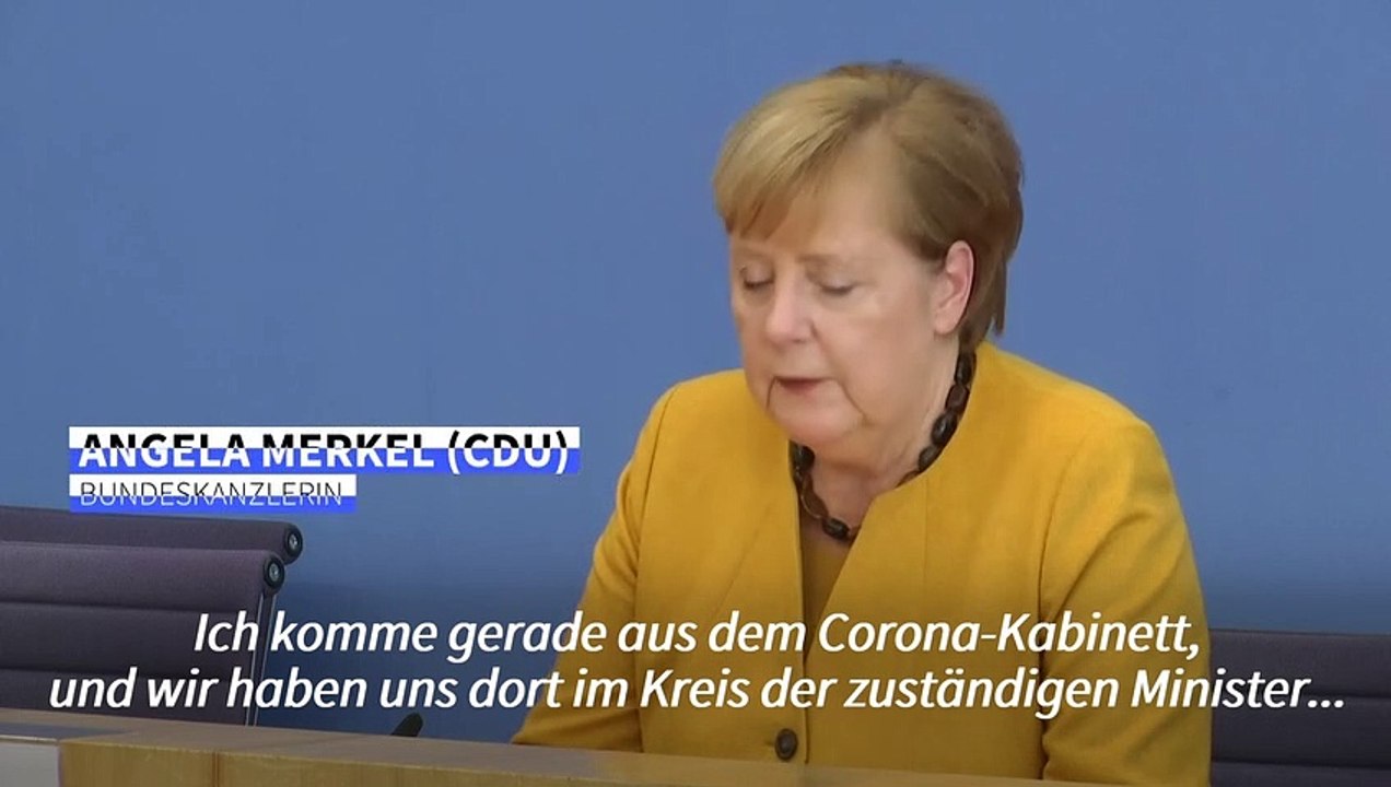 Merkel zu Corona: 'Wir laufen auf eine akute Notlage zu'