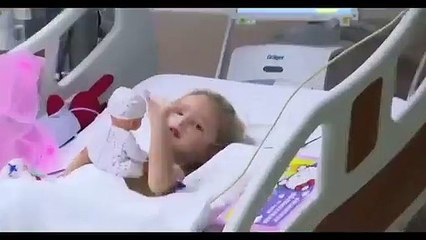 65 saat sonra enkazdan kurtarılan 3 yaşındaki Elif Perinçek'in hastaneden ilk görüntüsü