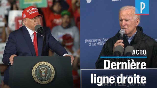 Derniers meetings pour Donald Trump et Joe Biden avant l’élection