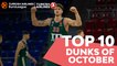 Turkish Airlines EuroLeague, Top 10 Dunks of October!