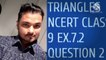 TRIANGLES CLASS 9 CBSE NCERT EX 7.2 Q2