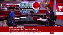 Boris Johnson announces four-week England lockdown  Covid briefing