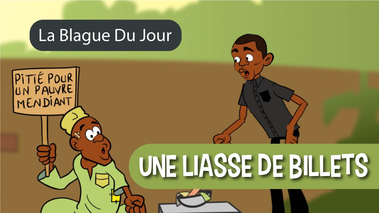 Une liasse de billets - La blague du jour