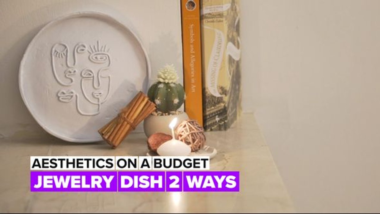 Aesthetics On a Budget How to make your own clay jewelry holder
