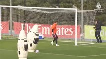 El Real Madrid completa su último entrenamiento antes del partido contra el Inter de Milán