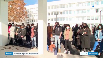 Mort de Samuel Paty : les hommages se multiplient dans les écoles