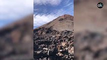 Dos montañistas con ELA alcanzan la cima del Teide con la ayuda de la Guardia Civil
