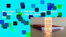 About For Books  The Narrow Corridor: States, Societies, and the Fate of Liberty  Review