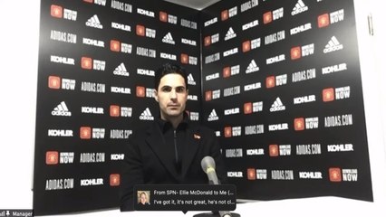 "I am happy!" Mikel Arteta delighted after Arsenal broke their 14-year winless streak at OldTrafford