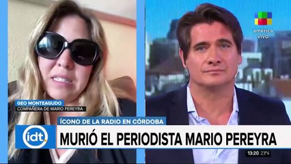 Murió el periodista Mario Pereyra