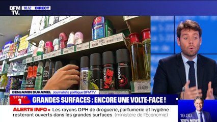 Story 4 : Grandes surfaces, encore une volte-face sur les produits dits "non-essentiels" - 02/11