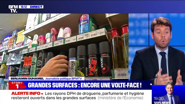 Story 4 : Grandes surfaces, encore une volte-face sur les produits dits non-essentiels - 02/11
