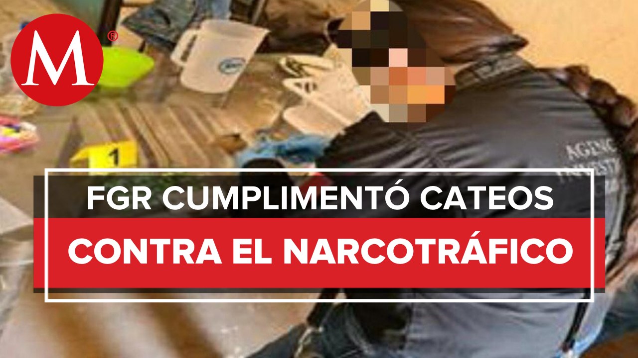 En octubre, FGR realizó 51 cateos contra narcomenudeo y huachicol