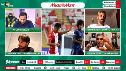 Selçuk Dereli, Antalyaspor - Fenerbahçe maçındaki tartışmalı pozisyonları yorumladı