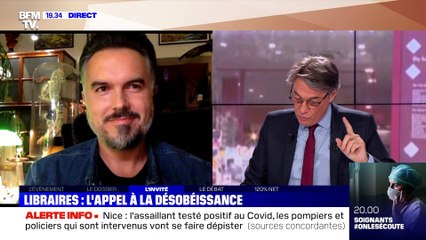 Maxime Chattam: "Je ne sais pas bien pourquoi certains commerces sont ouverts et pas les librairies" - 02/11