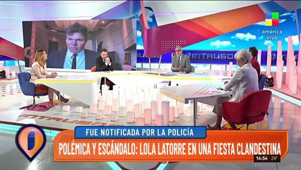 "Lola Latorre estuvo en el lugar, pero no participó de la fiesta"