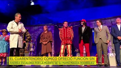 'El Cuarentenorio Cómico' dio función sin la presencia de Andrea Escalona. | Ventaneando