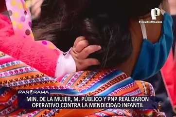 PANORAMA 01-11-2020 : Operativo contra la mendicidad infantil