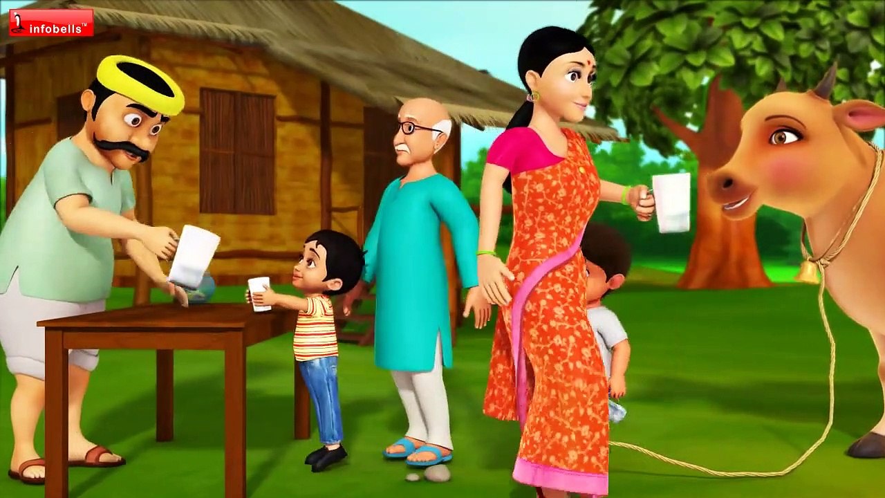 Lalaji Aur Gaay Kids Song - Hindi Rhymes for Children - Infobells