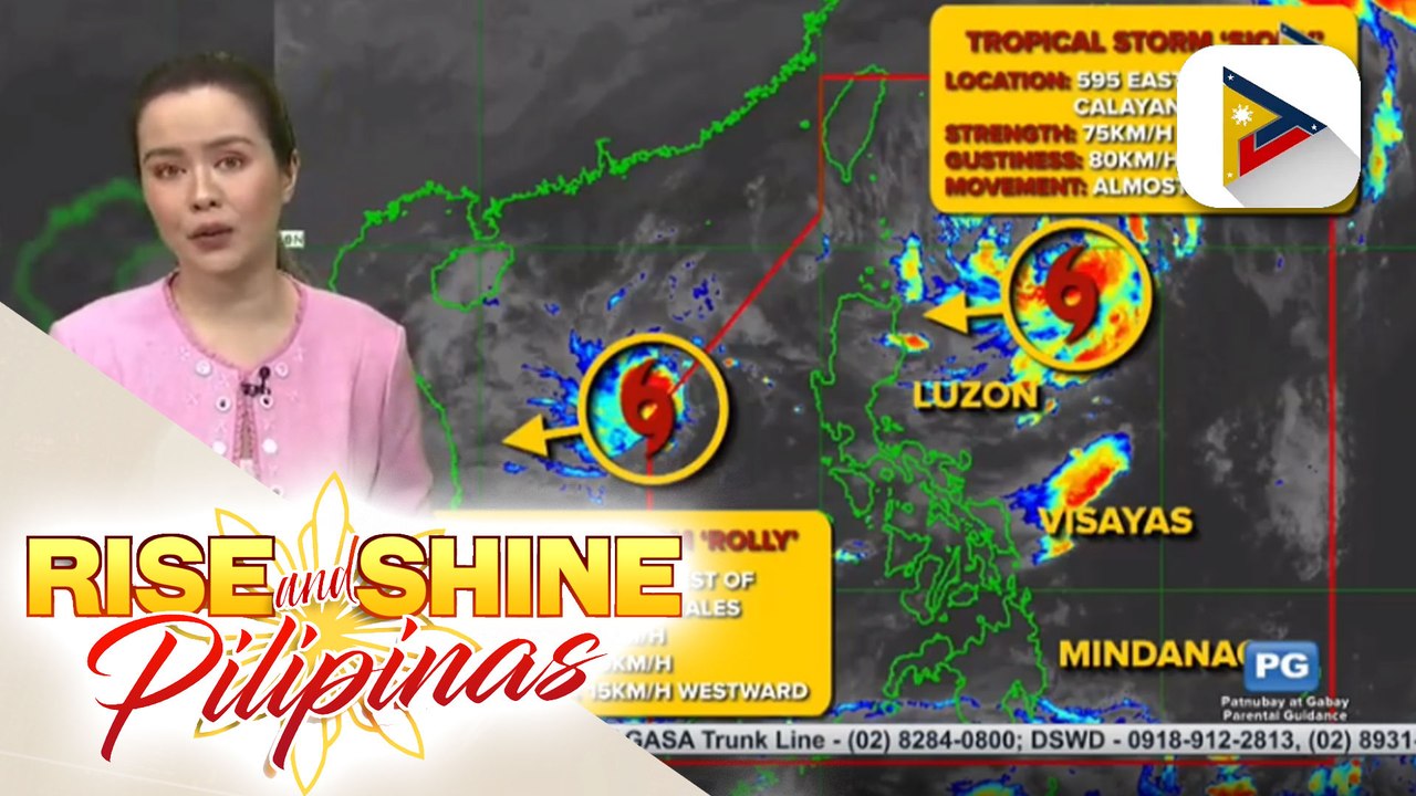 PTV INFO WEATHER: Bagyong #RollyPH, palabas na ng PAR
