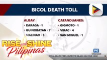 Bilang ng mga nasawi sa Bicol region dahil sa bagyong #RollyPH, umakyat na sa 20